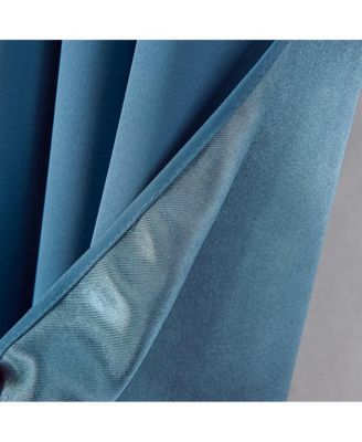 Anchorage Blackout Single Grommet Curtain Panel 54x63", Blue