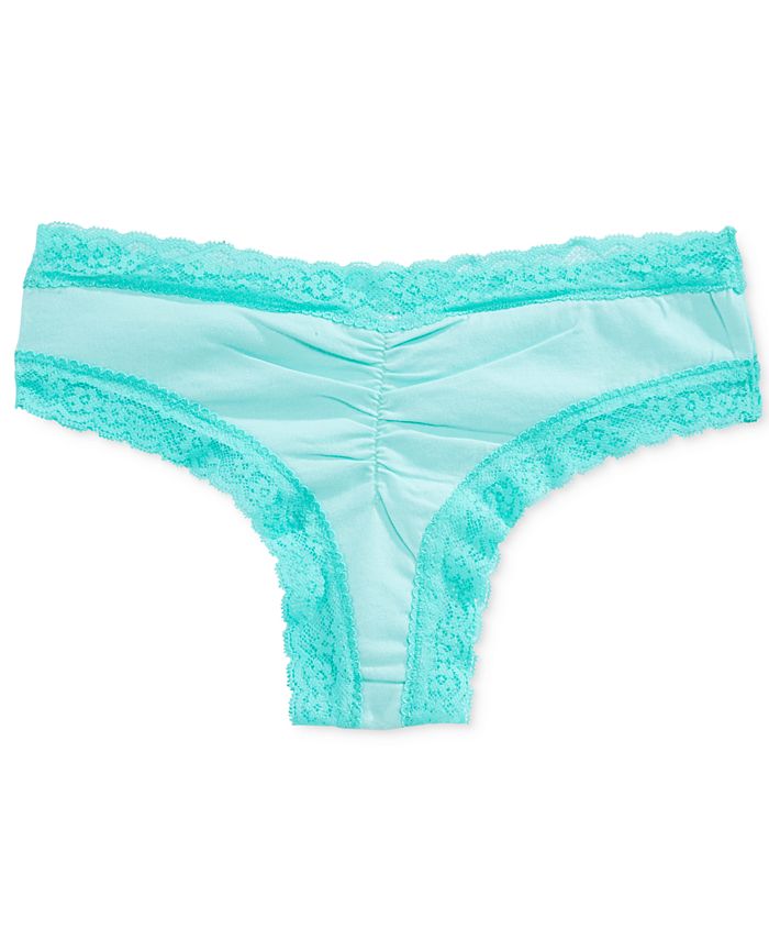 Jenni Cotton Cheeky LaceTrim Hipster Underwear, Created for Macy's