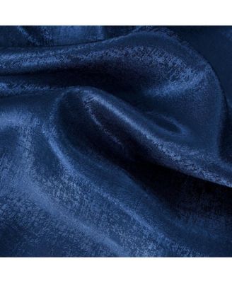 Roxy Two Tone Jacquard Grommet Single Panel - 54x84", Navy