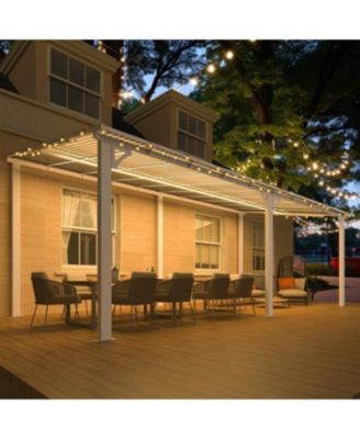 20'x10' Wall Mounted Gazebos Pergola