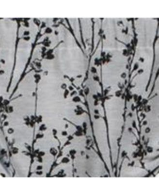 Meadow High Quality Room Darkening Solid Natural Color Lined Tie-Up Window Valance - 50 x22", Chrome