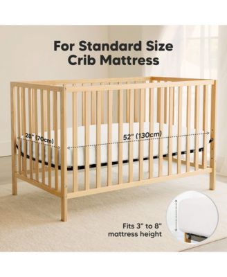 2pk Soothe Waterproof Fitted Crib Sheets for Girl, Boy, 100% Soft Cotton Crib Mattress Protector Sheet