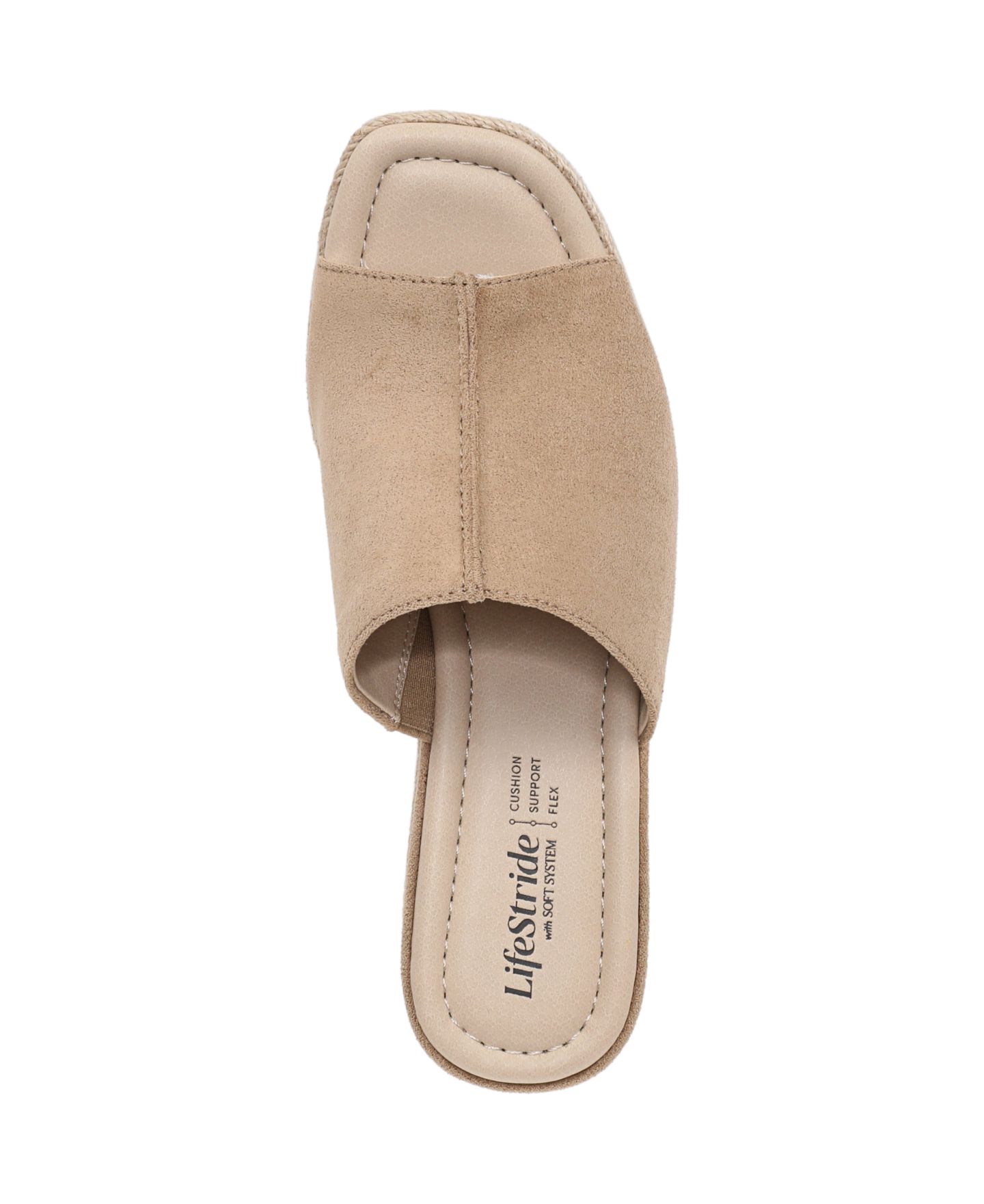 Женские сандалии LifeStride Haute Espadrille, цвет: Бежевый — фото 4