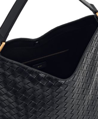 Aria Woven Medium Shoulder Bag