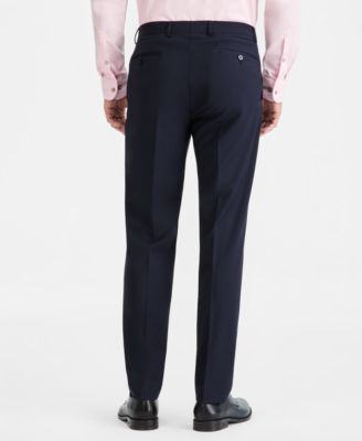 Men's Slim-Fit Wool-Blend Stretch Suit Pants