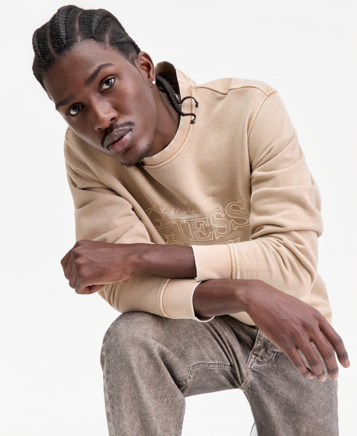 Guess Men's Vintage Logo Sweatshirt