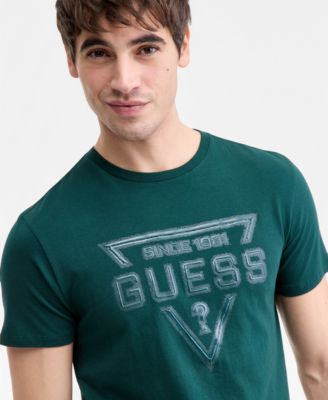 Men's Painted Triangle Logo Graphic T-Shirt