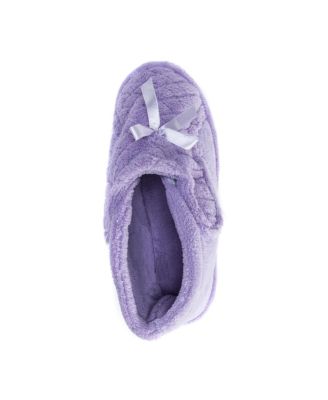 Women's Micro Chenille Adjustable Bootie Slippers