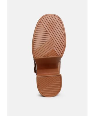 Womens Syrah Chunky Biker Boots