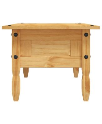 Coffee Table Brown Solid pine wood Medium Durable Coffee Table