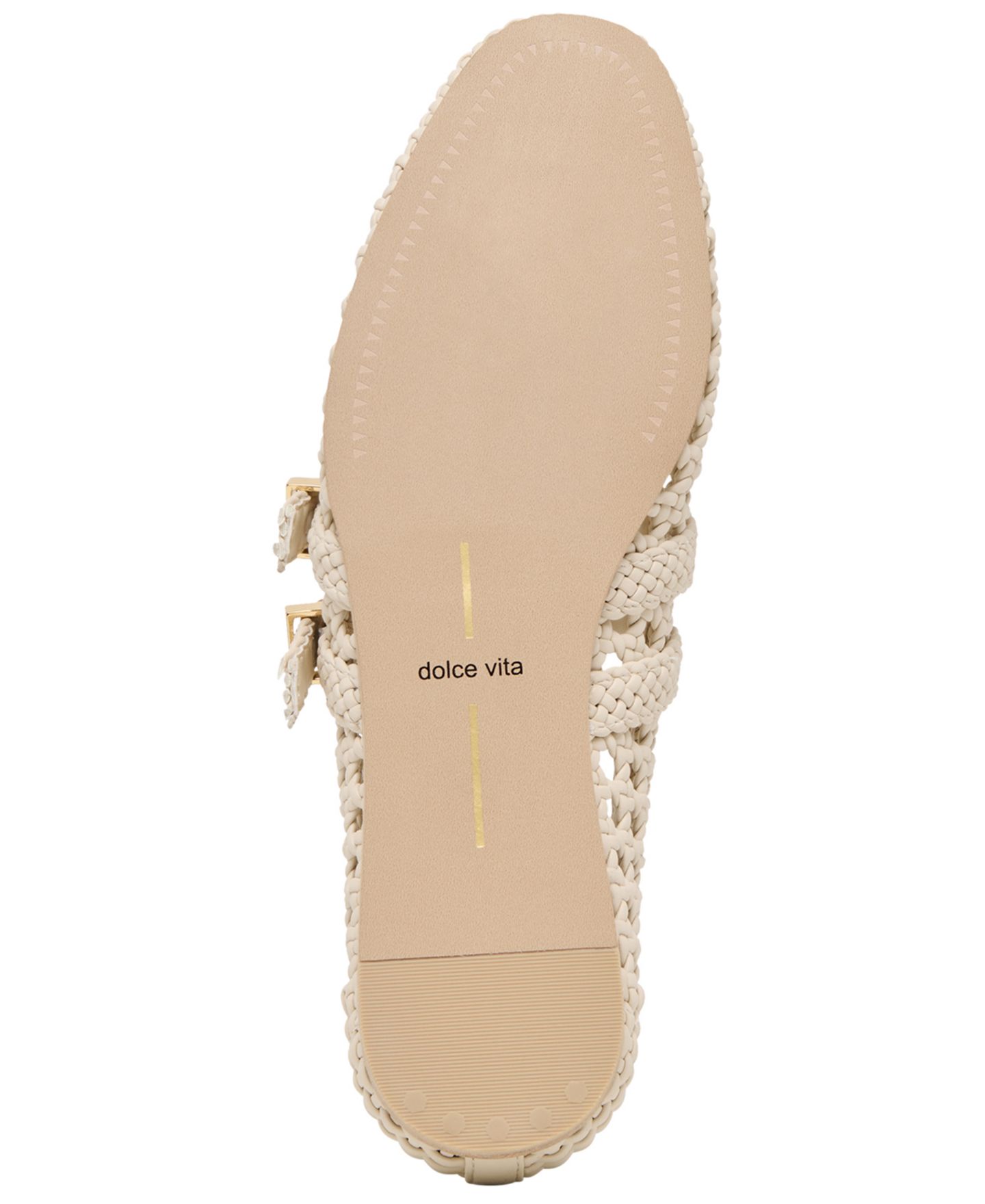Женские плетёные туфли Мэри Джейн Dolce Vita Baylee с двойным ремешком, цвет: Creme Woven — фото 5
