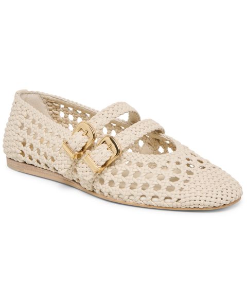 Женские плетёные туфли Мэри Джейн Dolce Vita Baylee с двойным ремешком, цвет: Creme Woven