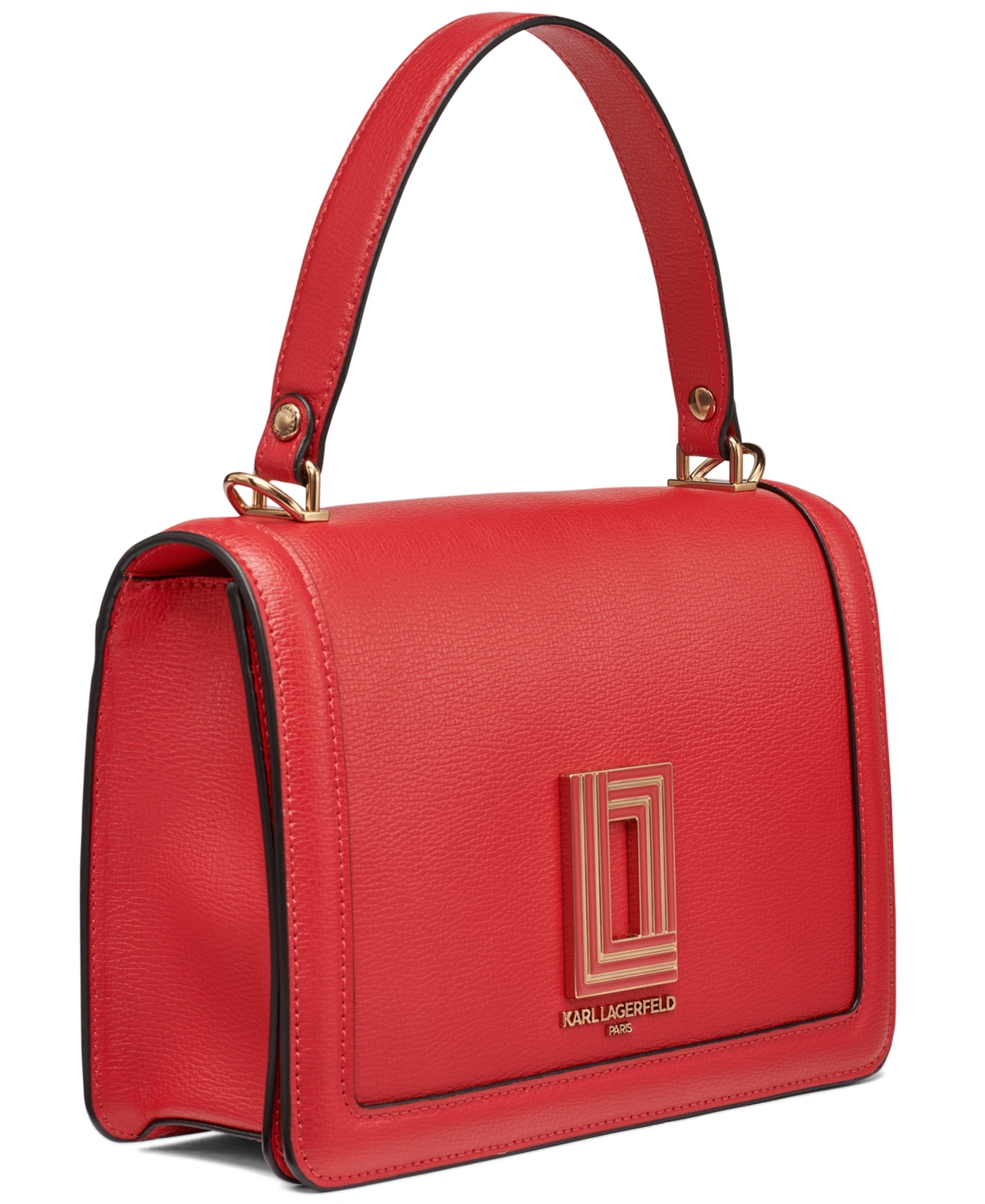 Karl Lagerfeld Simone Flap Crossbody In Red