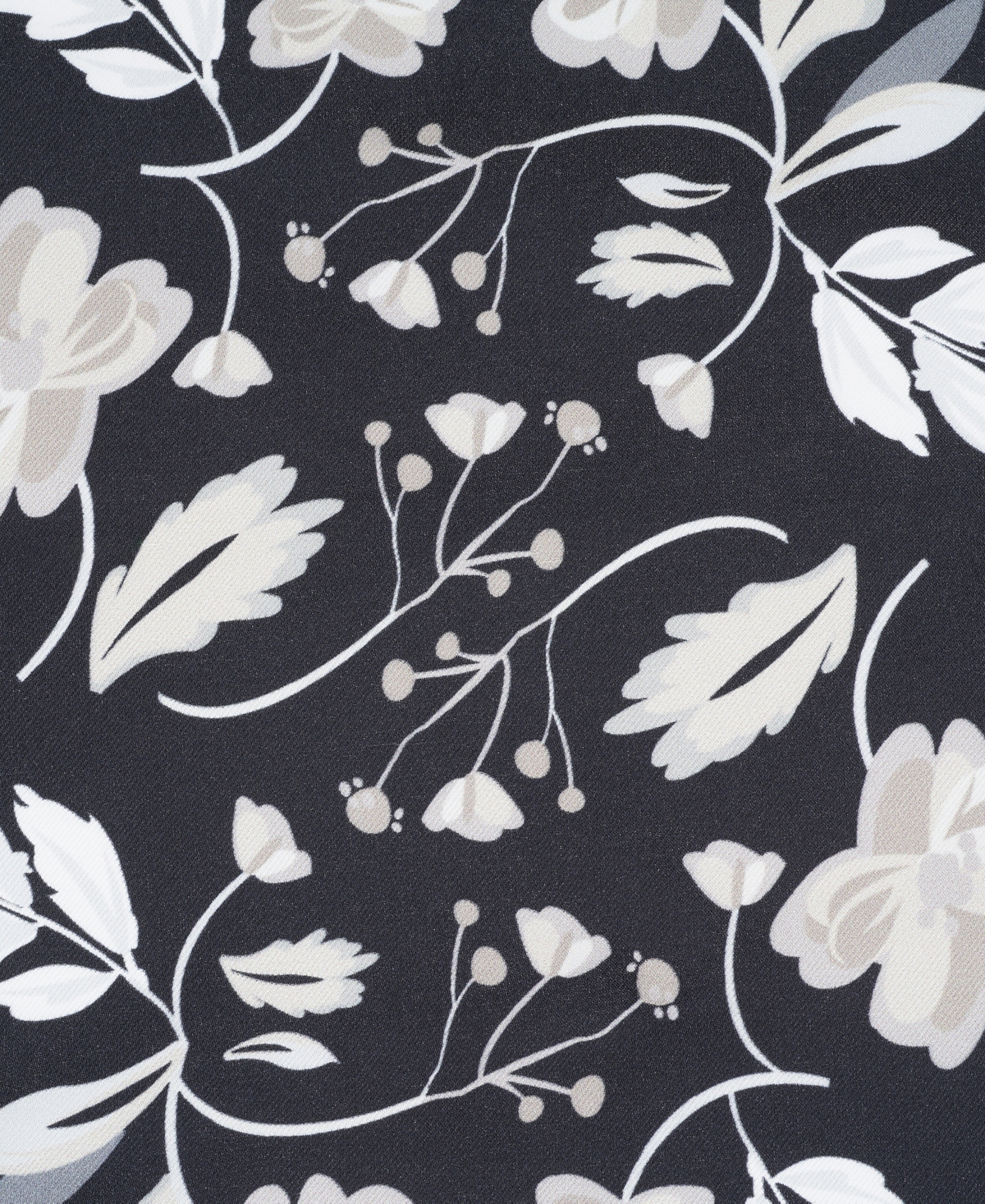 Bespoke Fashion Women's Frances Floral Diamond Scarf In Black