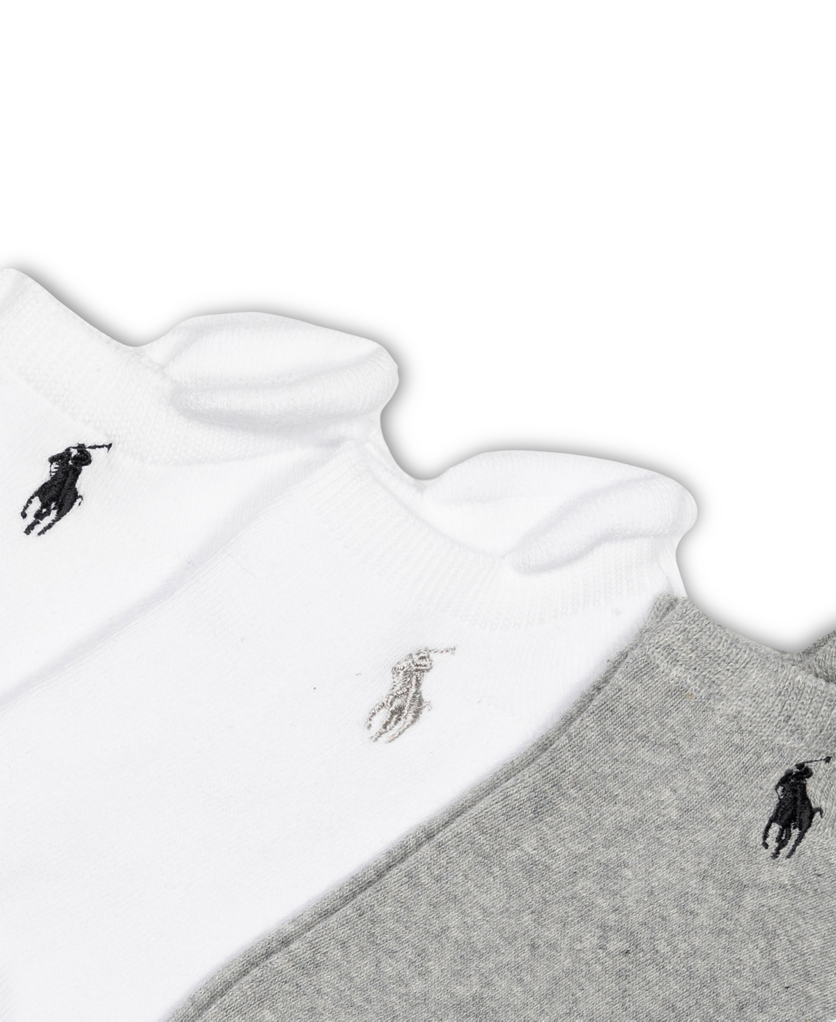 Polo Ralph Lauren Women's 3-Pk. Heel Tab Cushion Sport Socks 7470PK