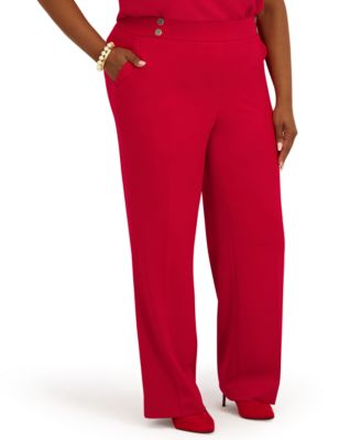 Women's Mid-Rise Pull-On Extend Tab Trousers