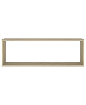 Wall Shelf Set of 2 Sonoma oak Engineered wood