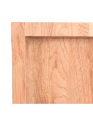 Wall Shelf Light brown Solid oak wood Large Foldable Wall Shelf