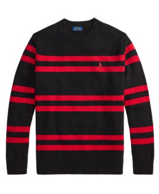 Men's Big & Tall Long-Sleeve Striped Sweater