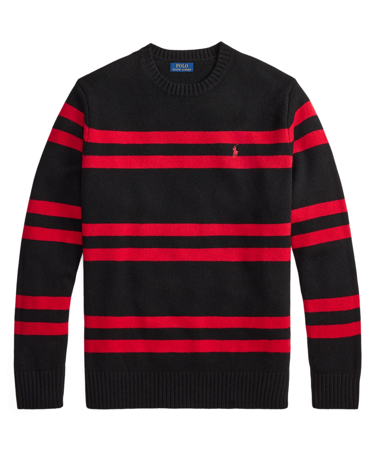 Polo Ralph Lauren Men's Big & Tall Long-Sleeve Striped Sweater