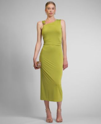 Women's One Shoulder Midi Dress