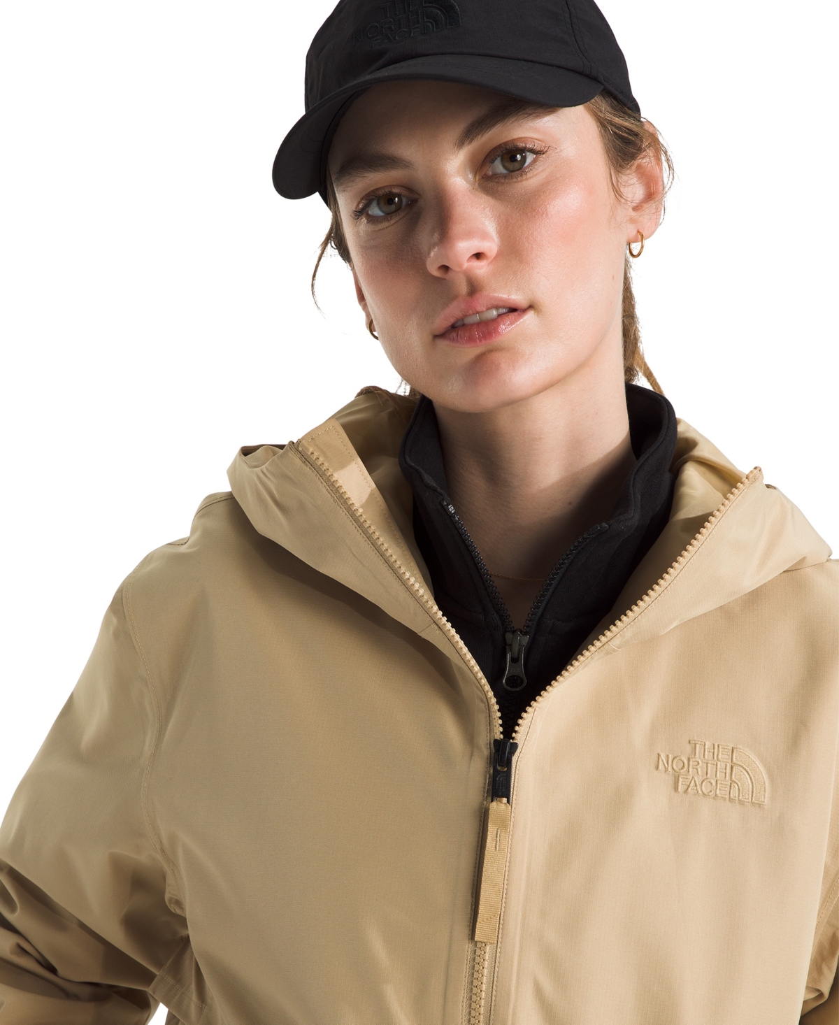 The North Face Women's Daybreak Mid Rain Parka In Brown