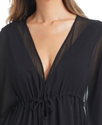 Women's V-Neck Caftan Swim Cover-Up