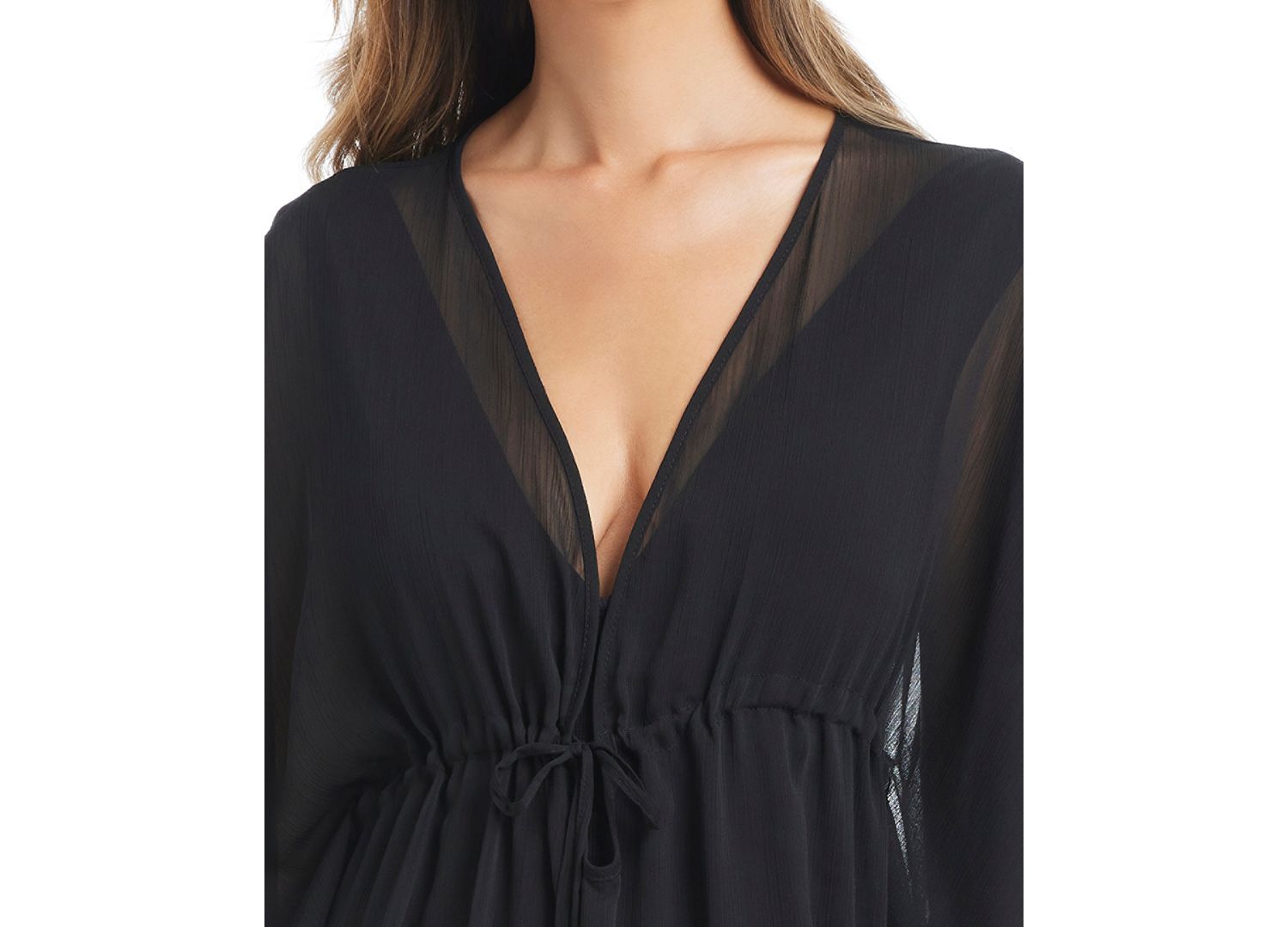 Women's V-Neck Caftan Swim Cover-Up