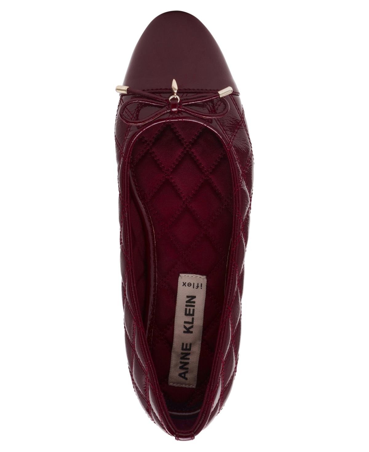 Anne Klein Women's Luci-q Slip On Flats In Burgundy