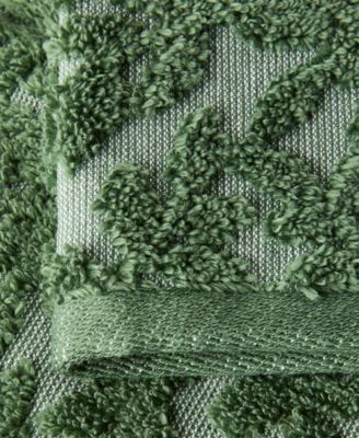 Charter Club Signature Boxwood Washcloth, 13" x 13"