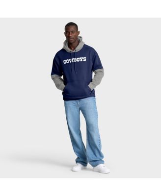 Men's Navy Dallas Cowboys Helmet Pullover Hoodie