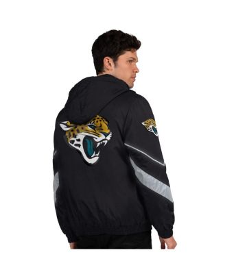 Men's Black/Teal Jacksonville Jaguars Thursday Night Gridiron Full-Zip Jacket