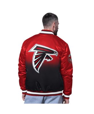 Men's Red Atlanta Falcons Pass Rush Varsity Full-Snap Jacket