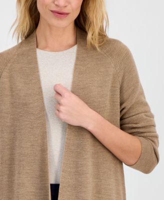 Women's Long-Sleeve Cardigan Sweater, Regular and Plus