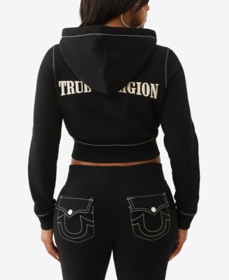 Women's Big T Shrunken Zip Hoodie