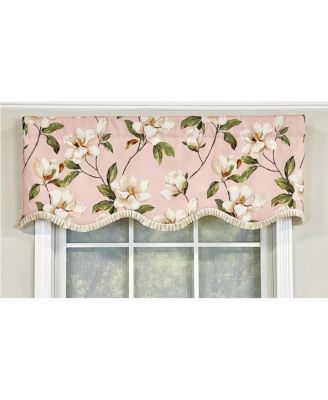 Magnolia Ruffled Provance Valance 3inch Rod Pocket