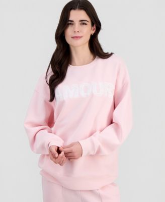 Juniors' Whipstitched Crewneck Sweatshirt