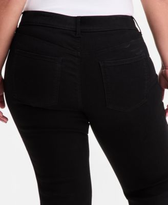 Plus Size Pull-On Shaping High-Rise Bootcut Jeans, Macy's Exclusive