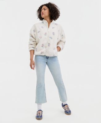 Juniors' Lightweight Novelty Fleece Jacket