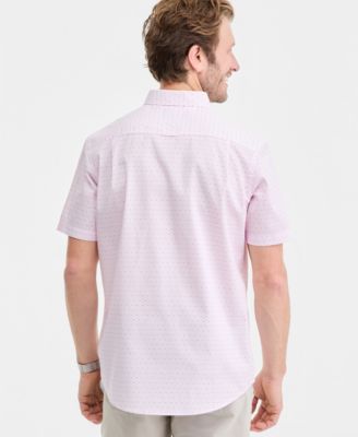 Men's Allday Foulard Poplin Short-Sleeve Shirt
