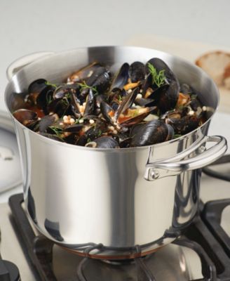 Nouvelle Copper Stainless Steel Cookware Set, 10 Piece 