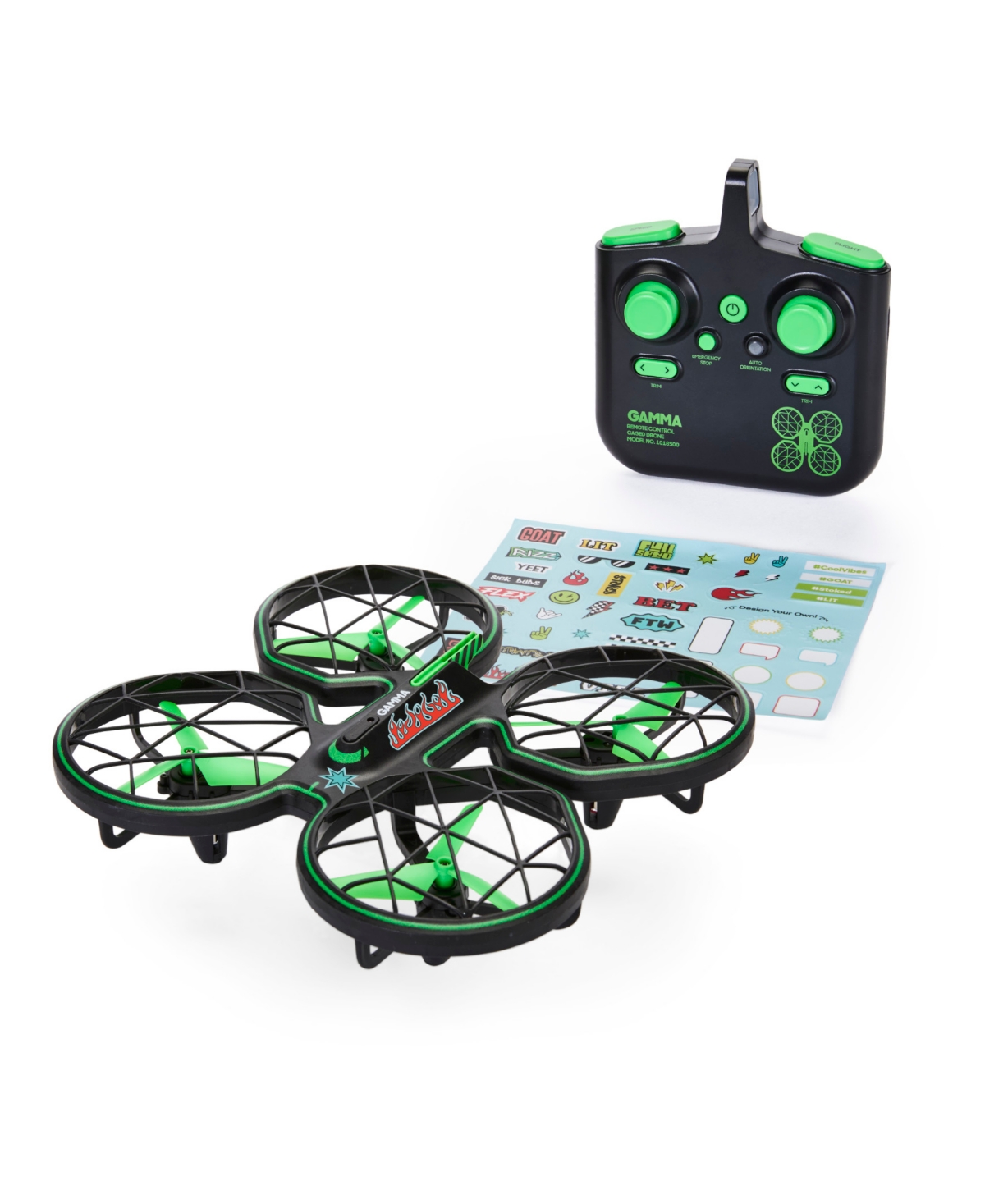 Sharper Image Gamma Rc Caged Drone In Black