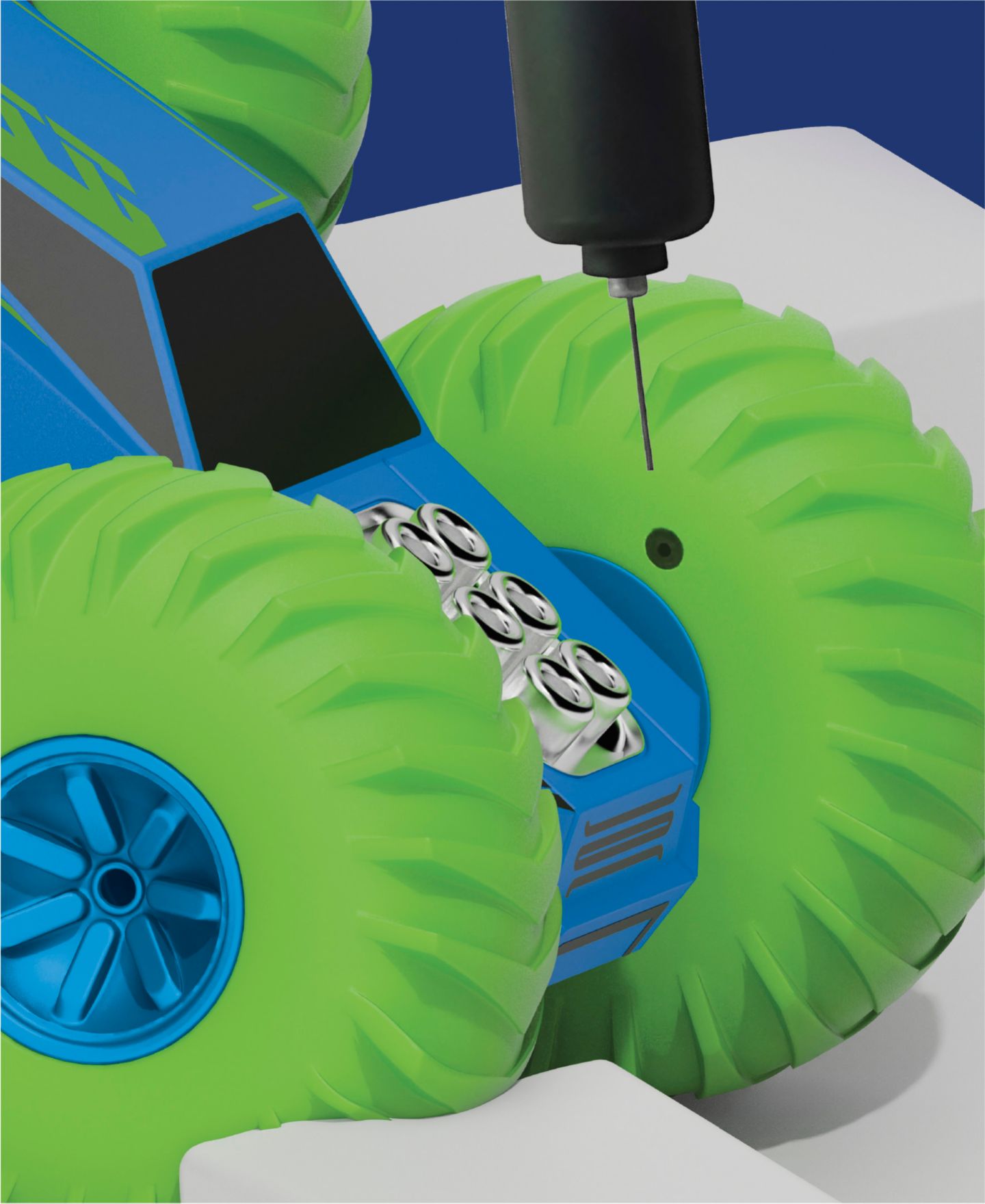 Детская игрушка Sharper Image Bounce Blitz Remote Control Stunt Car, цвет: Разноцветный — фото 4
