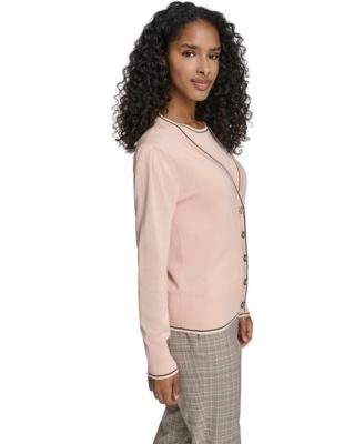 Women's V-Neck Long-Sleeve Cardigan Set