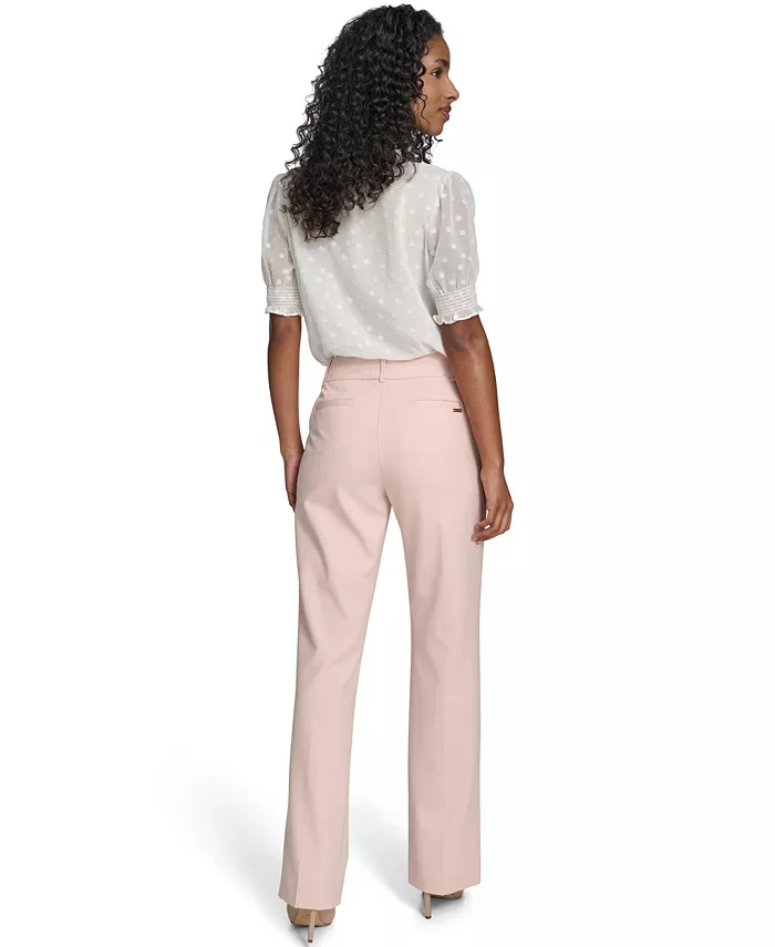 Women's Solid Bootcut Trouser Pants - thumbnail 5