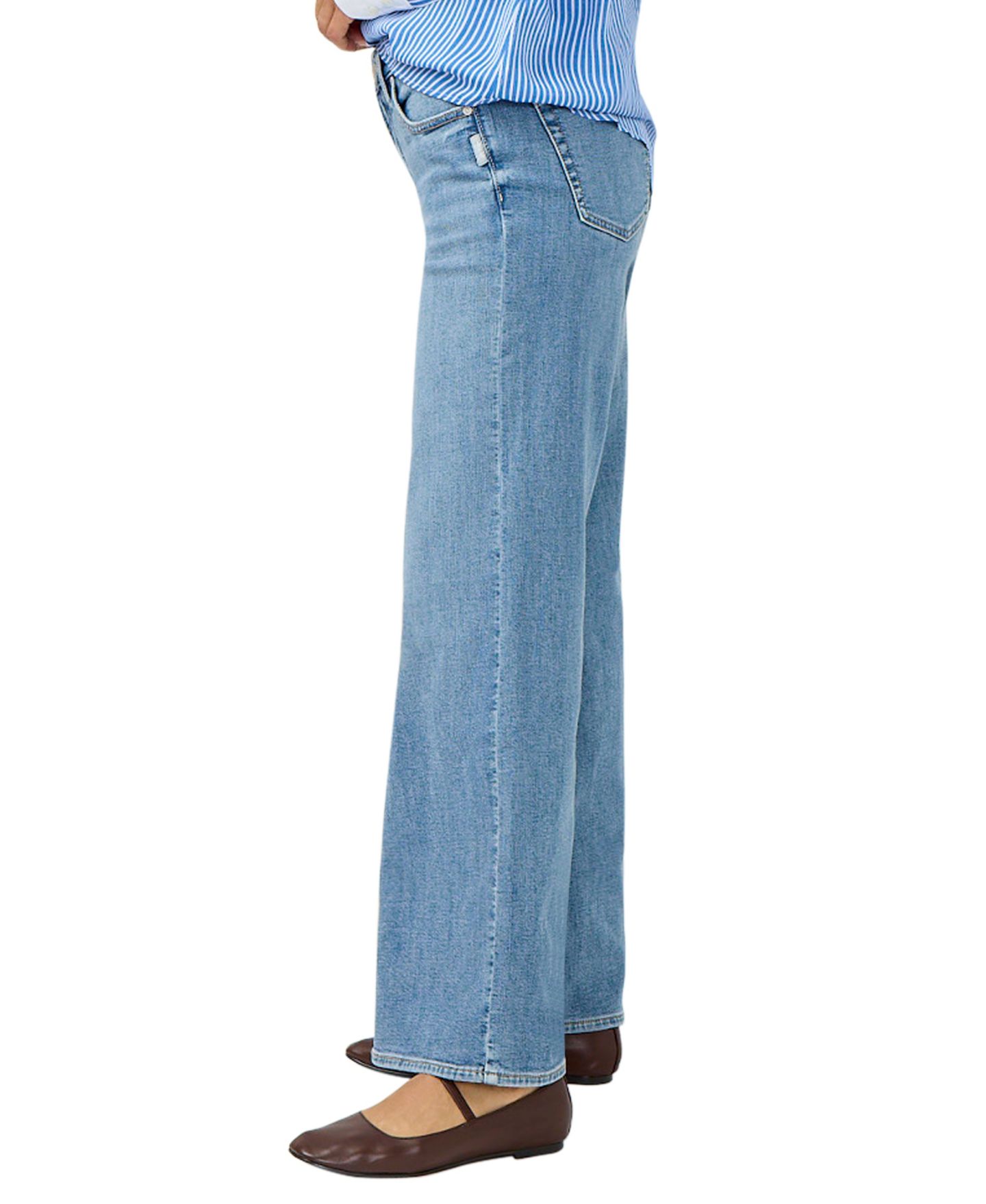 Женские джинсы Silver Jeans Co. Suki Mid Rise Curvy Fit Wide-Leg, цвет: Abbey — фото 2