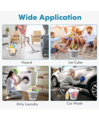 4 Feet Plastic Party Ice Folding Table with Matching Skirt