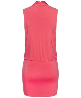 Women's Sleeveless Surplice Dress