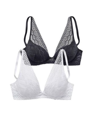Women's 2 Pack Lace Push Up Bras