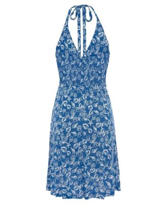 Women's Printed Halter Dress